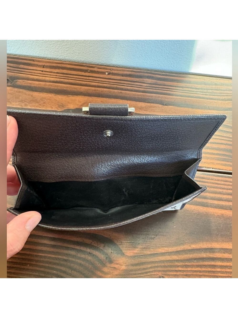 Gucci GG Supreme Canvas Leather Wallet Brown - Picture 4 of 13